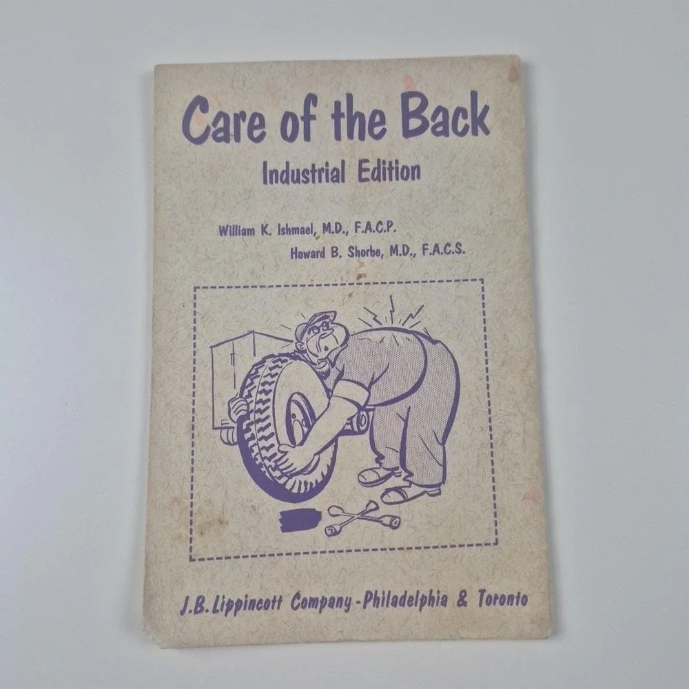1964 paper booklet‎ Great Northern Railroad Employee Safety care of the Back